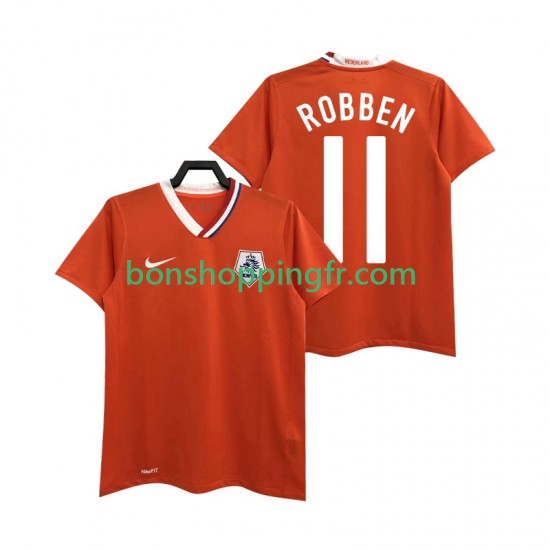Maillot Rétro Domicile Pays-Bas ROBBEN 11 2008 Manches Courtes Homme Maillot Rétro Domicile Pays-Bas ROBBEN 11 2008 Manches Courtes Homme