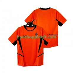 Maillot Rétro Domicile Pays-Bas 2002 Manches Courtes Homme