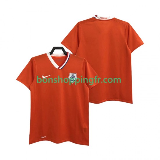 Maillot Rétro Domicile Pays-Bas 2008 Manches Courtes Homme Maillot Rétro Domicile Pays-Bas 2008 Manches Courtes Homme