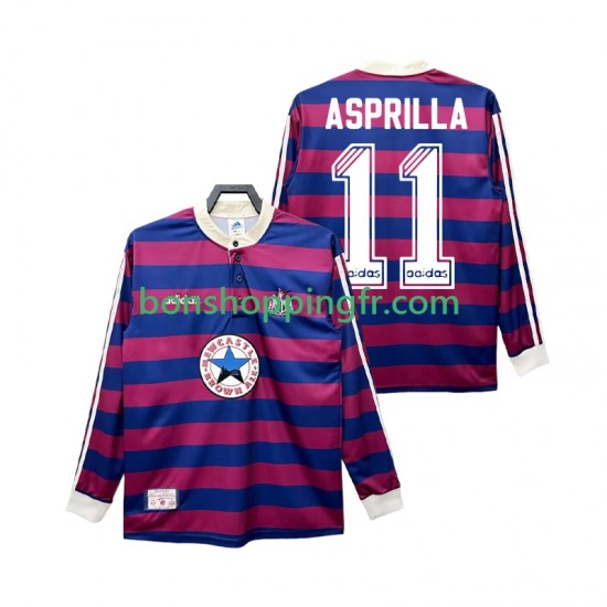 Maillot Rétro Extérieur Newcastle United ASPRILLA 11 1995 1997 Manches Longues Homme Maillot Rétro Extérieur Newcastle United ASPRILLA 11 1995 1997 Manches Longues Homme