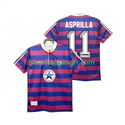 Maillot Rétro Extérieur Newcastle United ASPRILLA 11 1995 1997 Manches Courtes Homme