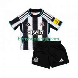 Maillot Domicile Newcastle United 2025-2026 Manches Courtes Jeune Enfant(+shorts)