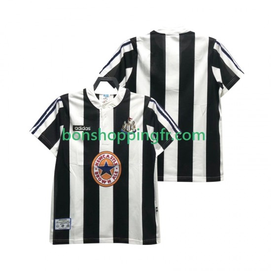 Maillot Rétro Domicile Newcastle United 1995 1997 Manches Courtes Homme Maillot Rétro Domicile Newcastle United 1995 1997 Manches Courtes Homme