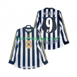 Maillot Rétro Domicile Newcastle United SHEARER 9 1997 1999 Manches Longues Homme