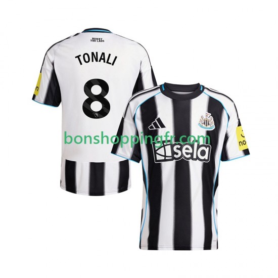 Maillot Domicile Newcastle United Sandro Tonali 8 2025-2026 Manches Courtes Homme Maillot Domicile Newcastle United Sandro Tonali 8 2025-2026 Manches Courtes Homme