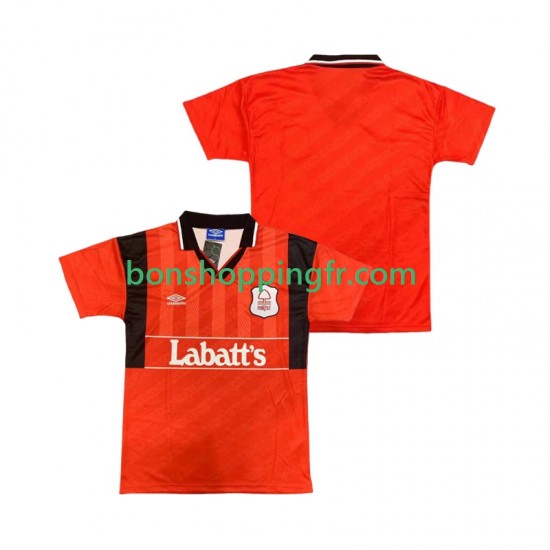 Maillot Rétro Domicile Nottingham Forest 1994 1995 Manches Courtes Homme