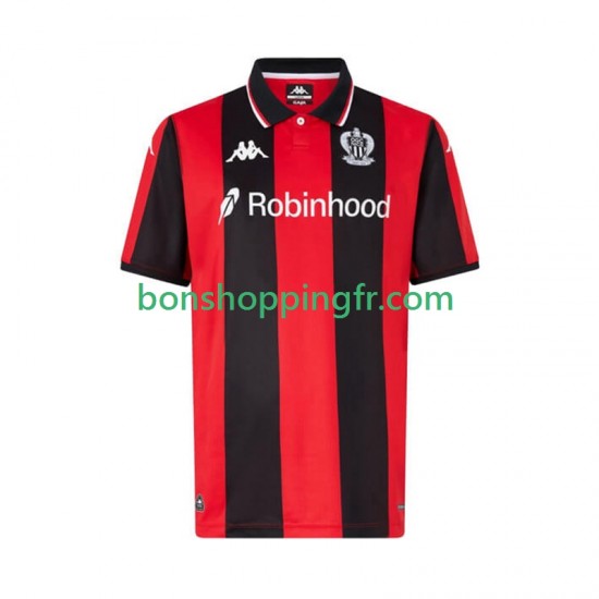 Maillot Domicile OGC Nice 2025-2026 Manches Courtes Homme
