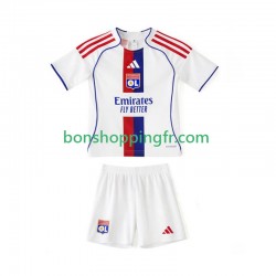 Maillot Domicile Olympique Lyonnais 2025-2026 Manches Courtes Jeune Enfant(+shorts)