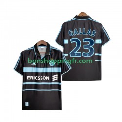 Maillot Rétro 3ème Olympique de Marseille Gallas 23 1999 2000 Manches Courtes Homme