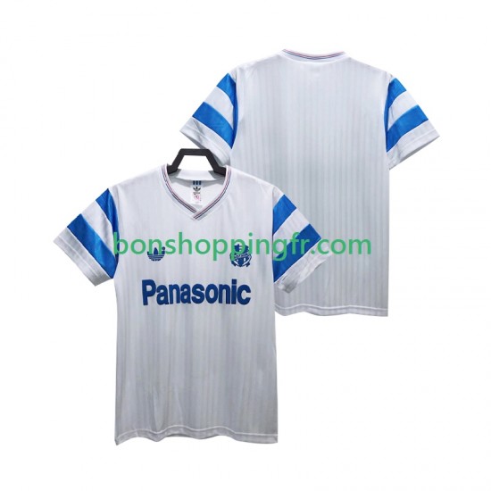 Maillot Rétro Domicile Olympique de Marseille 1990 Manches Courtes Homme