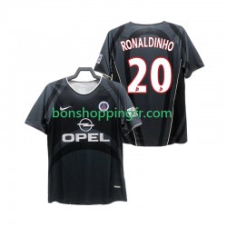Maillot Rétro 3ème Paris Saint-Germain RONALDINHO 20 2001 2002 Manches Courtes Homme