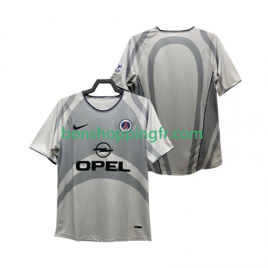 Maillot Rétro Extérieur Paris Saint-Germain 2001 2002 Manches Courtes Homme