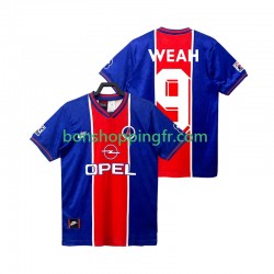 Maillot Rétro Domicile Paris Saint-Germain WEAH 9 1995 1996 Manches Courtes Homme