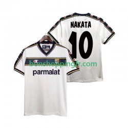 Maillot Rétro Extérieur Parme NAKATA 10 2002 2003 Manches Courtes Homme