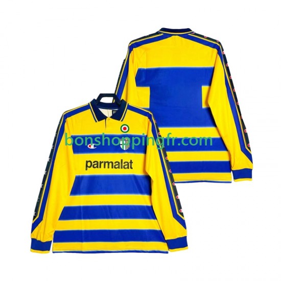 Maillot Rétro Domicile Parme 1999 2000 Manches Longues Homme Maillot Rétro Domicile Parme 1999 2000 Manches Longues Homme