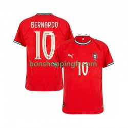 Maillot Domicile Portugal Bernardo Silva 10 2025-2026 Manches Courtes Homme