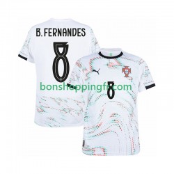 Maillot Extérieur Portugal Bruno Fernandes 8 2025-2026 Manches Courtes Homme
