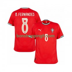 Maillot Domicile Portugal Bruno Fernandes 8 2025-2026 Manches Courtes Homme