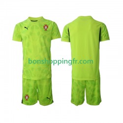 Maillot Domicile Portugal Gardien 2025 Manches Courtes Jeune Enfant(+shorts)