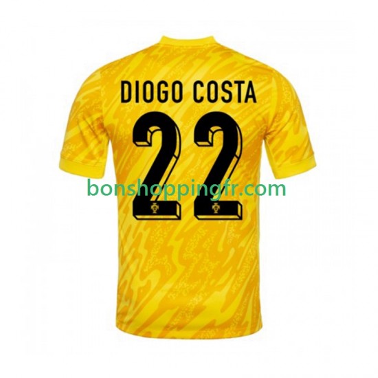 Maillot Domicile Portugal Gardien Diogo Costa 22 2024 Manches Courtes Homme