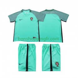 Maillot Rétro Extérieur Portugal 2016 Manches Courtes Jeune Enfant(+shorts)
