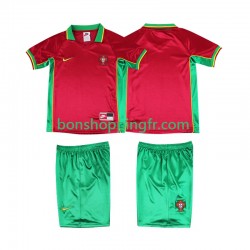 Maillot Rétro Domicile Portugal 1998 Manches Courtes Jeune Enfant(+shorts)