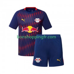 Maillot Extérieur RB Leipzig 2025-2026 Manches Courtes Jeune Enfant(+shorts)