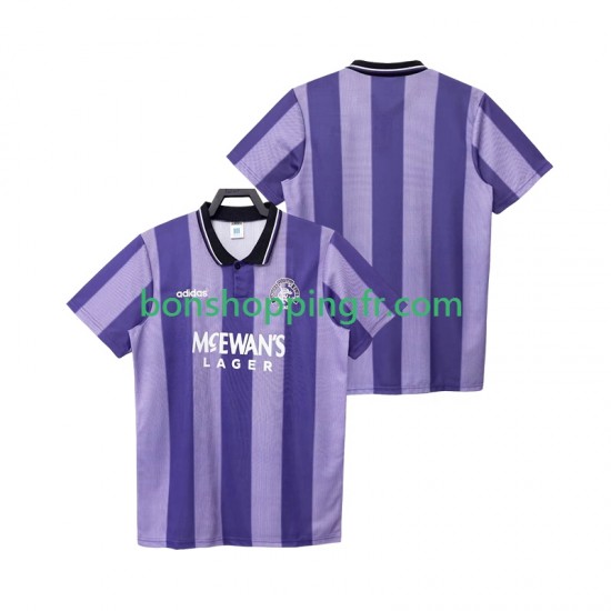 Maillot Rétro 3ème Rangers 1993 1994 Manches Courtes Homme Maillot Rétro 3ème Rangers 1993 1994 Manches Courtes Homme