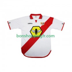 Maillot Rétro Domicile Rayo Vallecano 2000 2001 Manches Courtes Homme