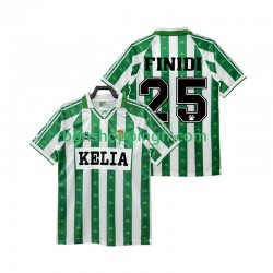 Maillot Rétro Domicile Real Betis FINIDI 25 1995 1996 Manches Courtes Homme