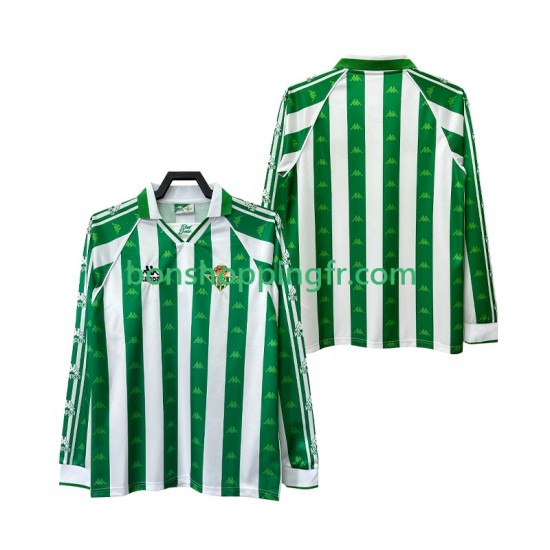 Maillot Rétro Domicile Real Betis 1996 1997 Manches Longues Homme Maillot Rétro Domicile Real Betis 1996 1997 Manches Longues Homme