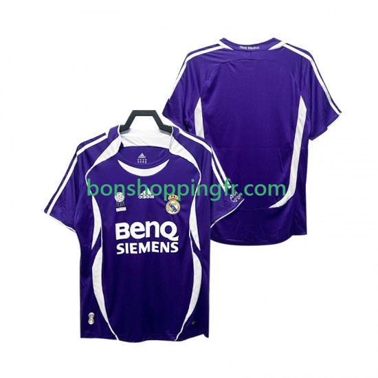 Maillot Rétro Extérieur Real Madrid 2006 2007 Manches Courtes Homme Maillot Rétro Extérieur Real Madrid 2006 2007 Manches Courtes Homme