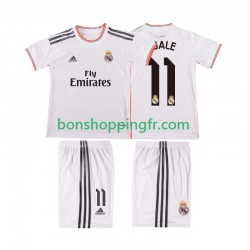 Maillot Rétro Domicile Real Madrid BALE 11 2013 2014 Manches Courtes Jeune Enfant(+shorts)
