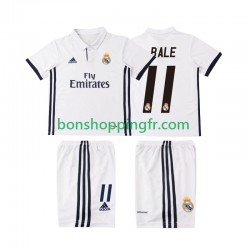 Maillot Rétro Domicile Real Madrid BALE 11 2016 2017 Manches Courtes Jeune Enfant(+shorts)