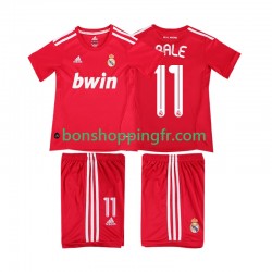 Maillot Rétro 3ème Real Madrid BALE 11 2011 2012 Manches Courtes Jeune Enfant(+shorts)