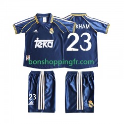 Maillot Rétro 3ème Real Madrid BECERHAM 23 1998 1999 Manches Courtes Jeune Enfant(+shorts)