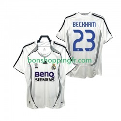 Maillot Rétro Domicile Real Madrid BECKHAM 23 2006 2007 Manches Courtes Homme