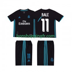Maillot Rétro Extérieur Real Madrid Bale 11 2017 2018 Manches Courtes Jeune Enfant(+shorts)