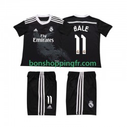 Maillot Rétro 3ème Real Madrid Bale 11 2014 Manches Courtes Jeune Enfant(+shorts)