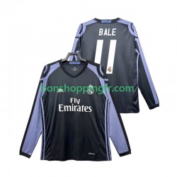 Maillot Rétro 3ème Real Madrid Bale 11 2016 2017 Manches Longues Homme