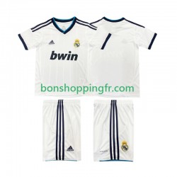 Maillot Rétro Domicile Real Madrid 2012 2013 Manches Courtes Jeune Enfant(+shorts)