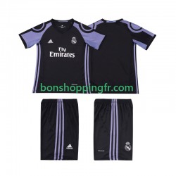 Maillot Rétro 3ème Real Madrid 2016 2017 Manches Courtes Jeune Enfant(+shorts)