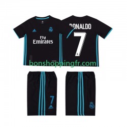 Maillot Rétro Extérieur Real Madrid Cristiano Ronaldo 7 2017 2018 Manches Courtes Jeune Enfant(+shorts)
