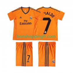 Maillot Rétro 3ème Real Madrid Cristiano Ronaldo 7 2013 2014 Manches Courtes Jeune Enfant(+shorts)