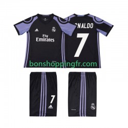 Maillot Rétro 3ème Real Madrid Cristiano Ronaldo 7 2016 2017 Manches Courtes Jeune Enfant(+shorts)