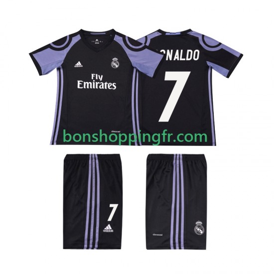 Maillot Rétro 3ème Real Madrid Cristiano Ronaldo 7 2016 2017 Manches Courtes Jeune Enfant(+shorts) Maillot Rétro 3ème Real Madrid Cristiano Ronaldo 7 2016 2017 Manches Courtes Jeune Enfant(+shorts)