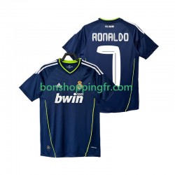 Maillot Rétro Extérieur Real Madrid Cristiano Ronaldo 7 2010 2011 Manches Courtes Homme