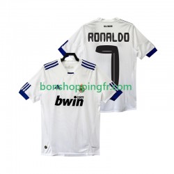 Maillot Rétro Domicile Real Madrid Cristiano Ronaldo 7 2010 2011 Manches Courtes Homme