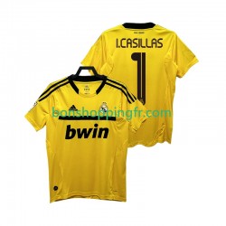 Maillot Rétro Domicile Real Madrid Gardien I.CASILLAS 1 2011 2012 Manches Courtes Homme