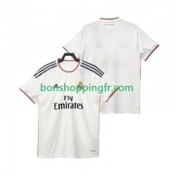 Maillot Rétro Domicile Real Madrid 2013 2014 Manches Courtes Homme